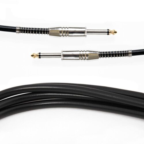 Lindo Black 3M Guitar Lead - Gold Plated Jack