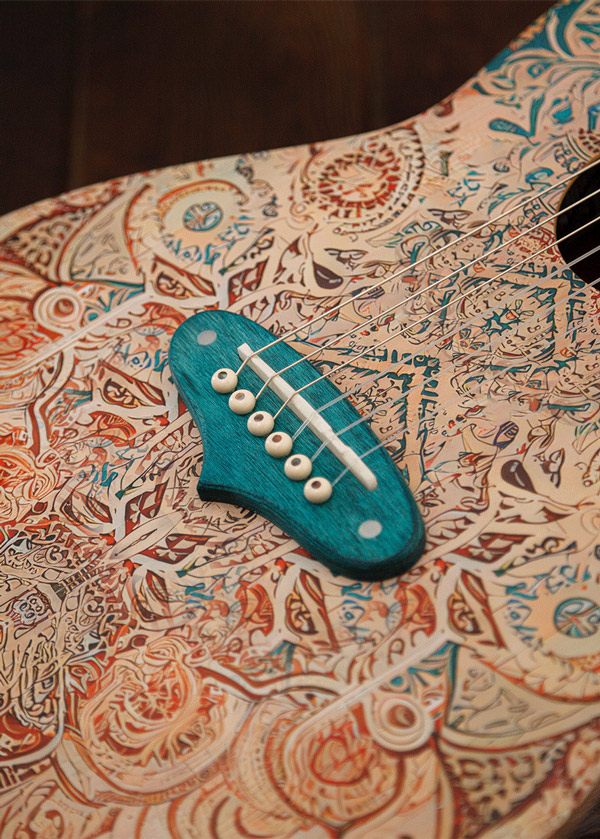 Lindo-Sahara-Travel-Guitar-Bridge