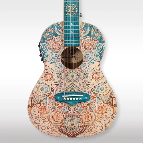 Lindo Sahara Steel String Electro Acoustic Travel Guitar