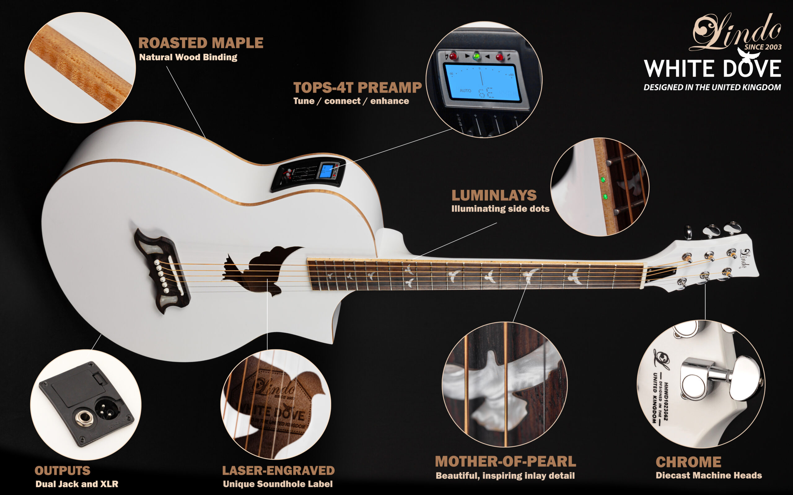 Lindo White Dove V3 Features