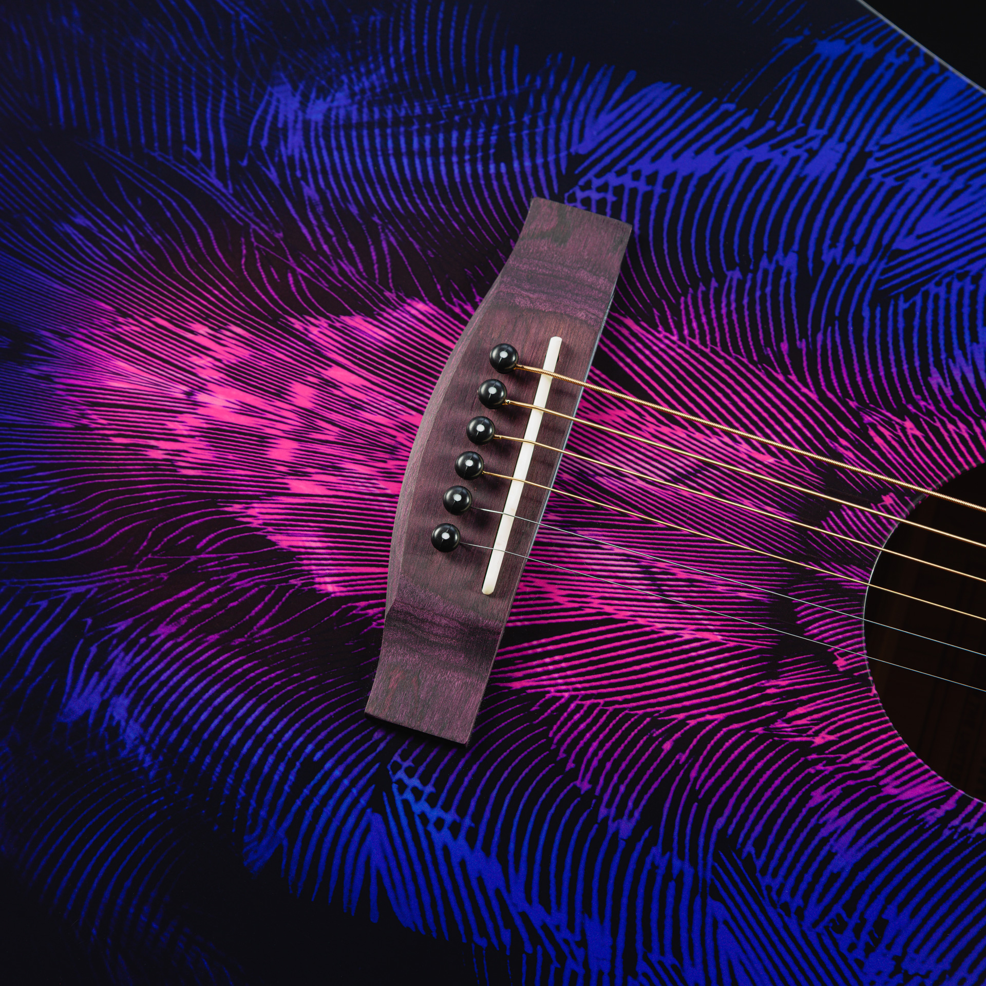 Lindo-Swallow-V2-Electro-Acoustic-Guitar-Bridge