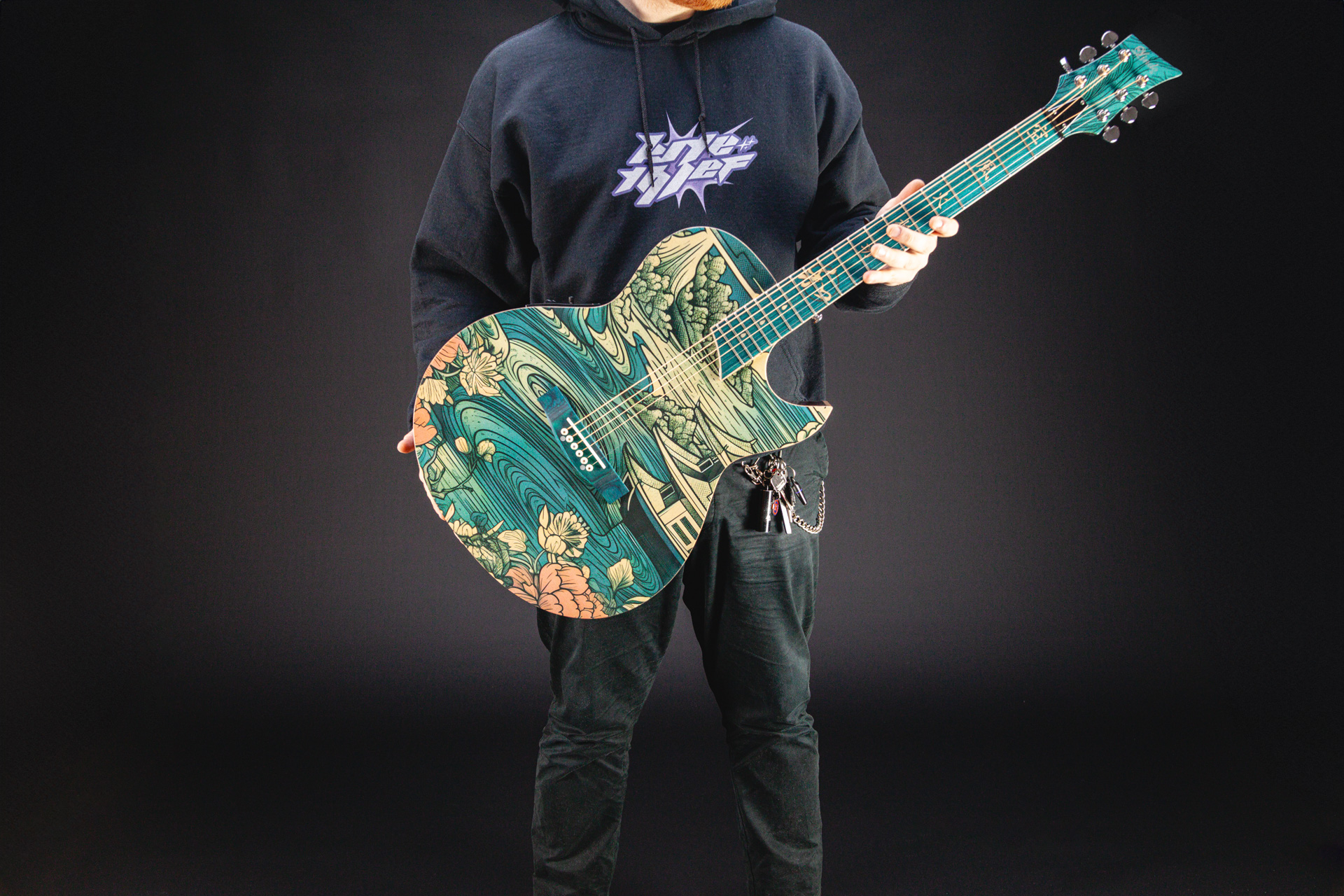 Lindo-Mizumi-Electro-Acoustic-Guitar-Holding-1920