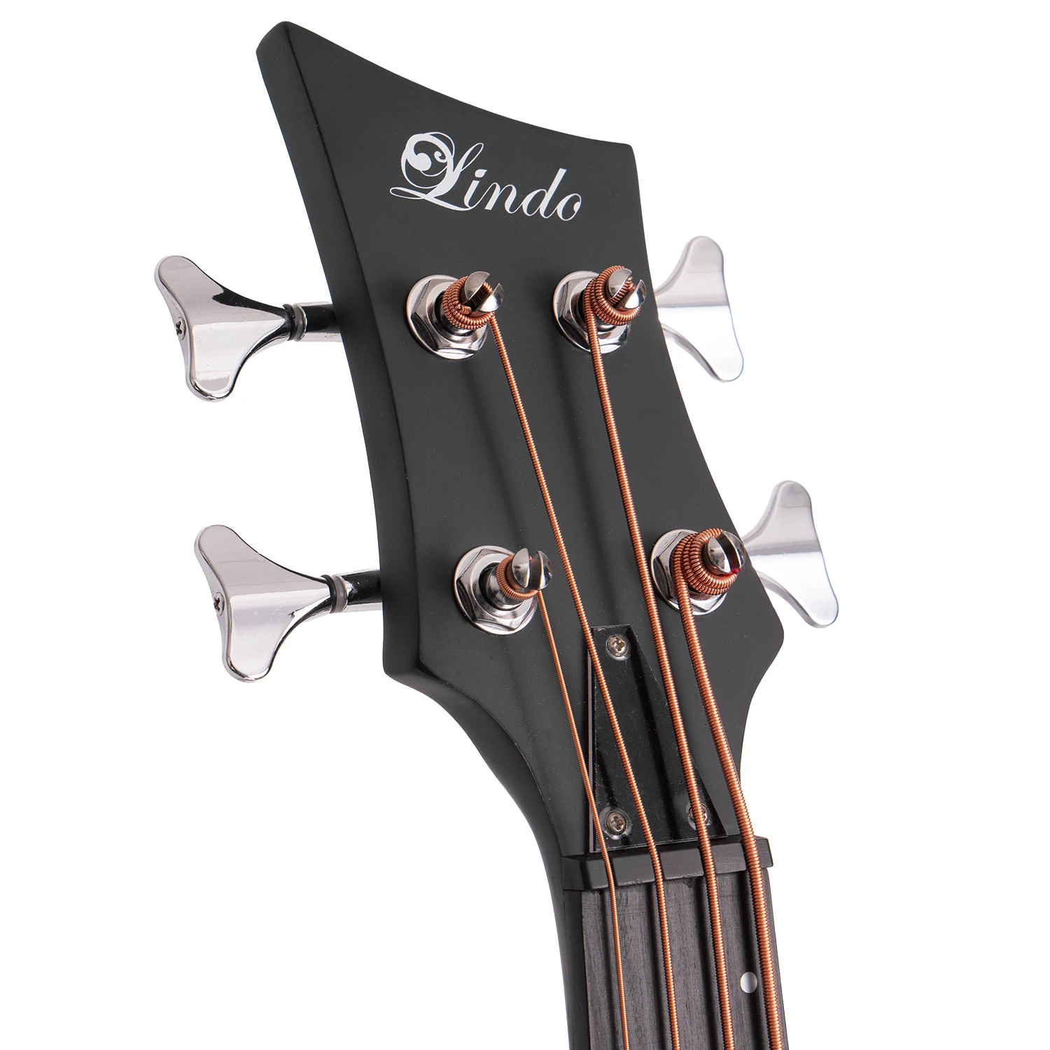 Lindo Lefty Neptune V3 Acoustic Bass Headstock