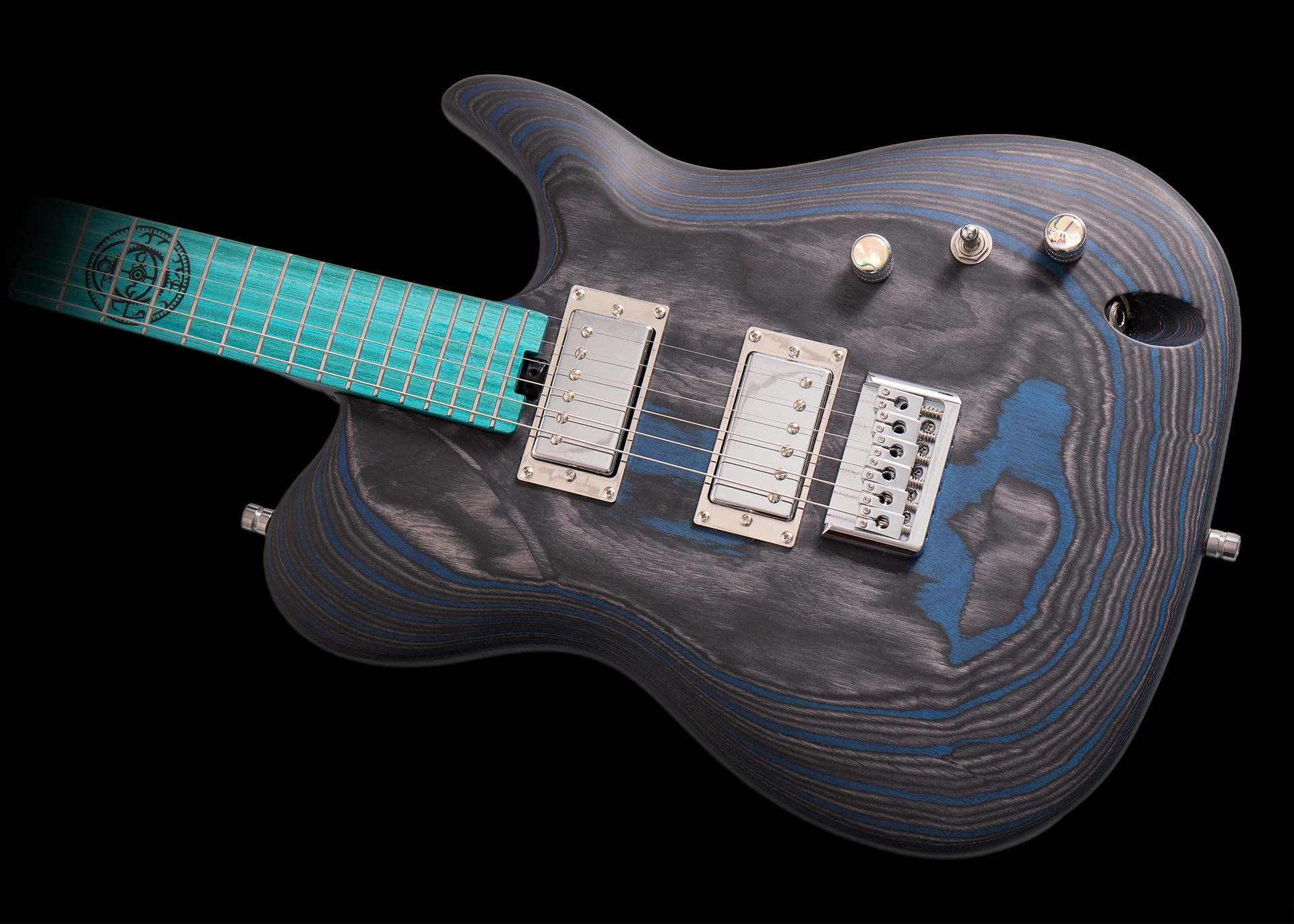 Lindo Saturn Pebble Electric Guitar Body Side